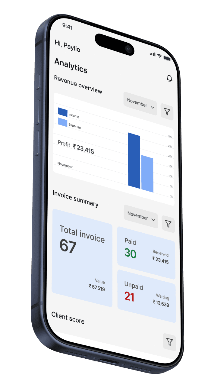 Analytics Phone Mockup